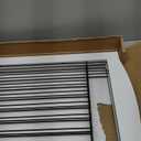 Spirich Freestanding Wire Pet Gate for Dogs, 60 inches Extra Wide, 30 inches Tall Dog Gate for The Houes, Doorway, Stairs, Pet Puppy Safety Fence, White 3 Panels