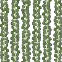 CQURE 12 Pack 84Ft Eucalyptus Garland,Artificial Eucalyptus Leaves Table Greenery Garland Wreath Vines for Wedding Party Table Fireplace Bedroom Wall Room Decor