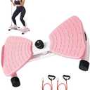 Waist Twister, Ab Machine with Resistance Bands,330 lbs Weight Capacity, Abs Workout for Slim Waist and Core Ab Exercise, Noiseless Home Gym Exercise Equipment for Women Men