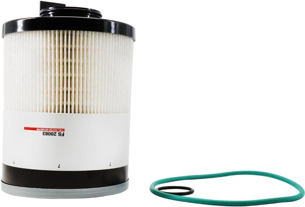 Fuel Water Separator Filter FS20083 Compatible with DD15 DD16 ISX DD13 Detroit Diesel Engines Replace for A48507 PF46145 A0000905051