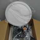 Fitop Bathroom Exhaust Fan with Light,130 CFM 47W 1100LM Ceiling Mount Shower Ventilation Exhaust Fan, 1.5Sones Bathroom Vent Fan with Light, Fan LED Light 3000K/4000K/5000K (White)