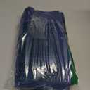 Cloth Placemats Set of 6, Cotton Linen Blend Machine Washable Durable Linen Table Mats, Heat Resistant Placemats Wrinkle Free Place Mats for Dining Table, Easy to Clean (Navy Blue, 6)