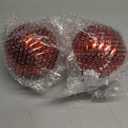 4in Large Christmas Ornaments Shatterproof Christmas Ball Ornaments Giant Xmas Tree Decoration Decorative Hanging Mercury Balls for Party,Home,Holiday (Red,6pc)