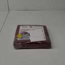 Burgundy Queen Deep Pocket Fitted Sheet 16' Deep, Fits 14'18' Mattresses