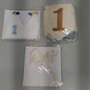 Baby Boy First Birthday Party Decorations Blue High Chair Banner 1st Birthday Crown Cake Topper 1st Decor