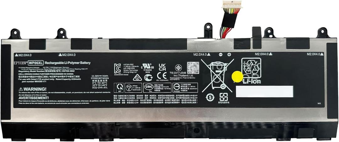 WP06XL Laptop Battery 76Wh M73470-005 HSTNN-IB9Z M64306-1C1