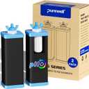 Purewell 5-Stage Composite Carbon Filter for Alkaline & PFAS Reduction, 2X Thickened Walls, Up to 20,000 Gallons, Compatible with Berkey, ProOne & Purewell Gravity Systems (2 Pack, SS Series, PF-6-PH)