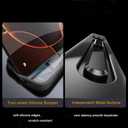 Magnetic Case for iPhone 16 Pro with 360Rotating Hidden Metal Kickstand Compatible with MagSafe Full Camera Protection Shockproof Phone Case for iPhone 16Pro 6.3" -Elegant Black