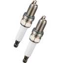 BDFHYK 3481 Iridium Spark Plugs Compatible with Honda Fury Interstate Stateline 1300 VTX1300S Victory Boardwalk Vegas Hammer Cross Country Vision for BMW M5 Engine Replacement for DCPR6E, Set of 2