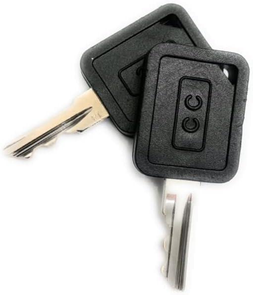 Club Car Replacement Golf Cart Key 1A (Two (2) Keys with no Key tag)