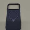 TORRAS Q3 Silicone for iPhone 17 Pro Max Case with Stand, Fit for MagSafe, Liquid Silicone Cozy Grip, 360 Spin Stand, Camera Control, Protective for iPhone 17 Pro Max Phone Case Silicone, Deep Blue