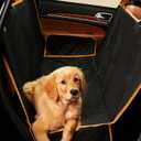 Active Pets Orange XL Dog Car Hammock Back Seat Cover, Waterproof Backseat Cover Protector for Truck Bench Rear of Sedans or SUVs, Essential Pet Supplies Vacuum or Wipe Clean, Machine Washable