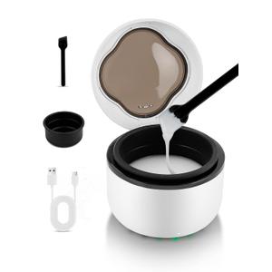 Mini Wax Warmer for Hair Removal – Portable Mini Wax Pot for Small Areas: Face, Nose, Eyebrow, Lip, Underarm – Compact Travel Kit for Men and Women