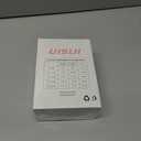 UISLII Plus Size Compression Socks Wide Calf Women Men,5 Pairs 20-30mmHg Extra Width Calf Viscose Knee High Compression Socks for Circulation Support (XL, Black/White/Purple/Green/Pink)