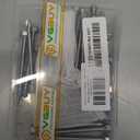 VGBUY 25Pcs #14 x 3 Self Drilling Screws for Metal,410 Stainless Steel Self Tapping Screws,Sheet Metal Screws,Quick Metal Tapping,Hex Washer Head