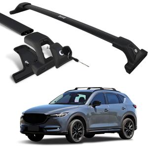 Upgrade 265 LBS Lockable Roof Racks Cross Bars for Mazda CX-5 2017-2025, Heavy Duty All Aluminum Rooftop Accessories