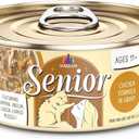 Weruva Senior Cat Food, Chicken in Gravy, 5.5oz Can, Pack of 4, Best Before January 2028 