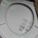 Bemis 730SLEC Slow Close Toilet Seat, Easy Clean Hinges and Durable Plastic Seat, Made in USA, Round, White