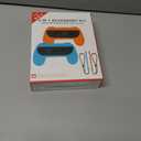 Grips & Wrist Strap Set Switch 2 Joy-Con  Ergonomic Controller Holder, Secure Gaming Accessories for Nintendo Switch 2 & OLED  Comfortable & Anti-Slip Design 2pcs