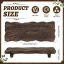 Booson Wood Riser Pedestal Stand 22" x 9" Wooden Tray for Kitchen Counter