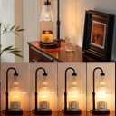 Innqoo Candle Warmer Lamp with Timer, Dimmable Candle Warmer for Jar Candles, Height Adjustable Wax Melts Warmer, Birthday Gifts for Women Mom, House Warming Gifts New Home Decor