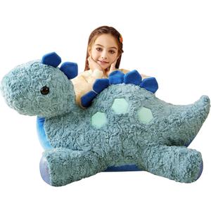 Giant Stegosaurus Stuffed Animal Plush Soft Toy,30" Large Dinosaur Toys Jumbo Cute Big Size Huge Plushy Fat Plushie,Birthday Gifts for Kid