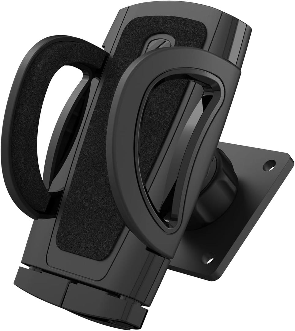 Scosche Non-Magnetic Universal Car Cell Phone Holder with AMPS Mounting Plate for ProClip Vehicle Specific Mount Bases, Mobile Stand Compatible with iPhone, Samsung, Android (Base Required) (1 Pack)