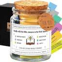 2 x Bible Verses in a Jar, Bible Verse Jar Emotions and Feelings, Bible Prayer Cards Hope, Christmas Bible Study Church Christian Xmas Gift for Women, Men, Mom, Dad, Friends