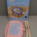 Kikidex Magnetic Drawing Board, Toddler Girl Toys for 1-2 Year Old, Doodle Board Pad Learning and Educational Toys for 1 2 3 Year Old Baby Kids Birthday Gift(Soft Pink)