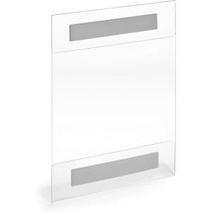 11x17"  
 Acrylic Sign Holder Clear Wall Mount Adhesive, No Drilling