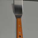 Professional Metal Spatula for Cast Iron Skillets and Flat Top Grills, Full Tang Wooden Handle,1.8mm Thick Stainless Steel Blade, Smash Burger Spatula Turner for Flipper, Cooking, BBQ, 4.7 x 2.7 Inch