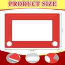 Cartoon Story Birthday Party Decoration Large Photo Booth Props Decor 24'' x 16'' Red Picture Frame Backdrop Birthday Photo Frame for Friend School Classroom Party Supplies Favors