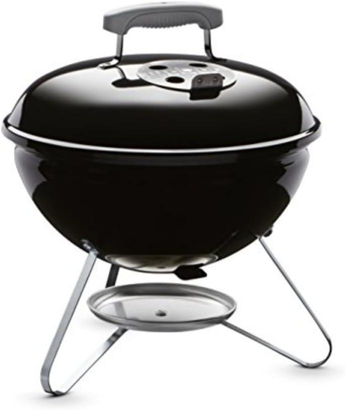 Weber Smokey Joe Portable Charcoal Grill for Outdoor Cooking and Travel, 14-Inch, Black