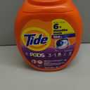 Tide PODS laundry detergent pacs, 3-in-1 Stain Remover, Odor Fighter, Color Protector, 112 Count, HE compatible, Clean Breeze Scent