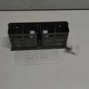 Aluminum Toothbrush Holder Self-Adhesive Hanging Bracket Shower Toothbrush Razor Holder Suitable for Toothbrush, Toothpaste, Razor and Comb etc Bathroom Storage