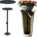 Adjustable Plant Riser For Inside PotsAdjustable Plant StandPot Filler For Artificial Indoor Outdoor Plants (L17-32)