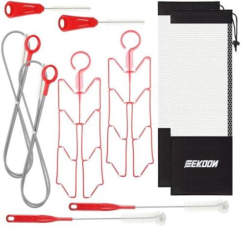 Feekoon Reservoir Hydration Bladder Cleaning Kit, Water Bladders Cleaner Set Includes Brushes, Drying Collapsible Frame and Carrying Bag, Water Reservoir Cleaning Tools for Hydration Backpack