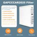 GAPCCCAR1625 Replacement Air Filter Compatible with Bryant/Carrier Infinity 16" x 25" Air Purifier #GAPAAXCC1625，2 Pack