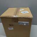 Wettarn Set of 8 Transparent Large Christmas Ball Ornaments 6 Inch Glitter Hanging Plastic Balls Christmas Tree Decorations for Lawn Yard Party with Exquisite Filling Decoration(Champagne Gold)