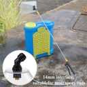 Drift Guard with Flat Sprayer Nozzle,Prevents Drift of Fine Droplets,for Use with Backpack Sprayer Small Drift Guard (clear, 38CM-2PCS)