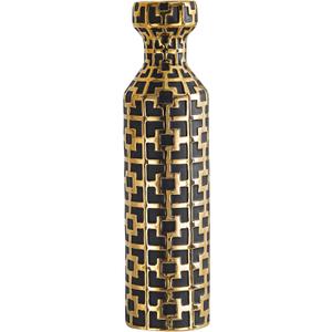 Ceramics Vases, 24.4 inch Tall Floor Vases for Home Decor
Suitable for Living Room Decor and Office Décor, Black with Golden Vase for Modern Home Decoration