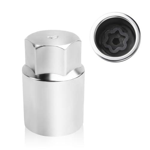D-Wheel Locking Lug Nut Removal Tool,Wheel Lock Key Compatible with Toyota,Professional Locking Lug Nut Key for Dismantling & Installing Wheels Anti-Theft Nuts Automotive Tools