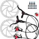 Zoom eBike Hydraulic Brake Upgrade Kit 2/3 PIN Male Waterproof Power-Off Sensor Connector, Pre-Bled Brake Levers & Calipers with 160mm Rotors