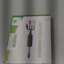 USB 2.0 Video Capture Card, VHS to Digital Converter, Audio Video Grabber for Windows10/11, Mac, Digitize VHS Tapes, Hi8, VCR, Camcorder, DVD, Gaming, with RCA/S-Video to USB Adapter