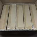 Showgeous Round Charger Plates 50 Pack 13” Gold Plastic Reef Rim