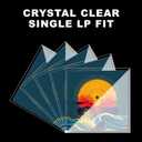 120 Pack Vinyl Record Sleeves Outer, 12.75"x12.75" 3 Mil Thick Protective Album Covers for 12" LPs, Crystal Clear Archival-Quality Outer Sleeves for Single Vinyl Storage