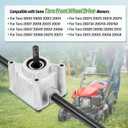 Rear Wheel Drive Transmission Assembly Compatible with Toro Recycler 22in Lawn Mower 106-3956, 105-6840