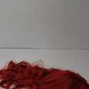 Doll Wig, Lifelike Scalp Design Silk like Wigs Bright Color and Optimal Curls Synthetic Doll Hair Wefts Comfortable Touch 1/6 Ball Jointed Doll Hair (Red)