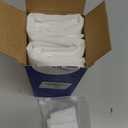 MIULEE Non-See-Through French Door Curtains for Door Window, Privacy Light Filtering Sheer Curtains for Decoration, Window Drapes with Rod Pocket and Tie Back, White, 26 x 72 Inches, 2 Panels