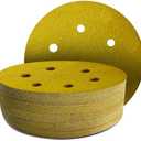 MAOKLA 80 Grit 6 Inch Sanding Discs, 100-PCS, 6 Hole, Hook and Loop Sandpaper Set, Round Orbital Sand Paper Discs for Sander